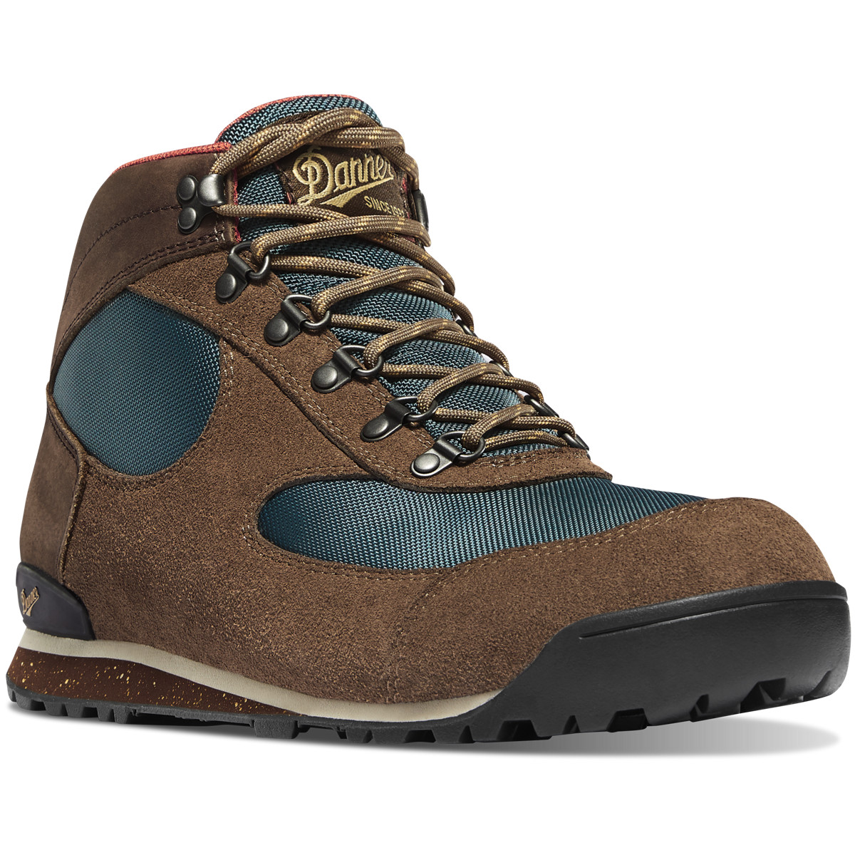 Botas Montaña Danner Hombre Mexico - Jag Dry Weather Marrom/Azules - OQZLE5837